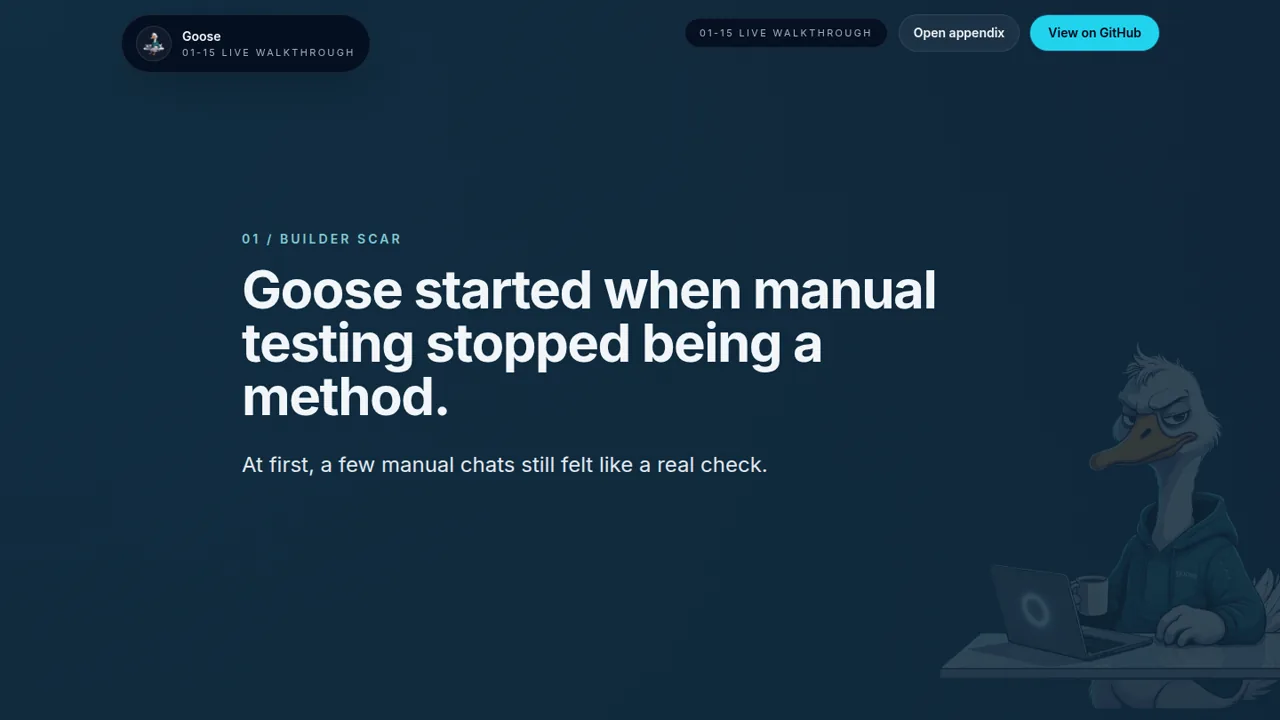 Goose landing screenshot